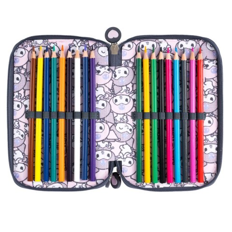 Piórnik KUROMI POTRÓJNY St.Majewski (z wyposażnieniem) St.Majewski