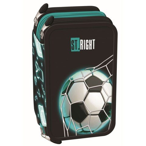 Piórnik NEON FOOTBALL pc-05 St.Right (z wyposażnieniem) St.Right