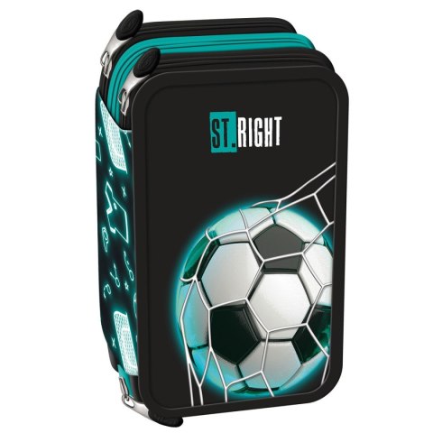 Piórnik NEON FOOTBALL pc-05 St.Right (z wyposażnieniem) St.Right