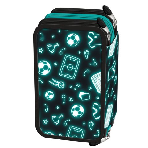 Piórnik NEON FOOTBALL pc-05 St.Right (z wyposażnieniem) St.Right