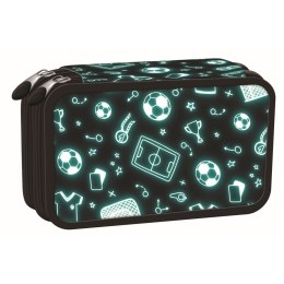 Piórnik NEON FOOTBALL pc-05 St.Right (z wyposażnieniem) St.Right