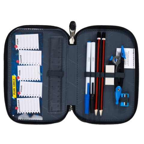 Piórnik NEON FOOTBALL pc-05 St.Right (z wyposażnieniem) St.Right