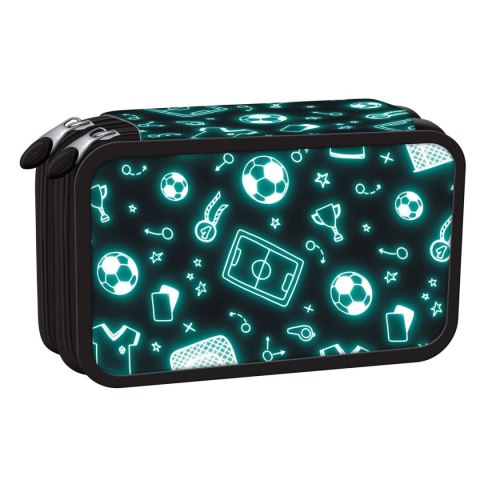 Piórnik NEON FOOTBALL pc-05 St.Right (z wyposażnieniem) St.Right