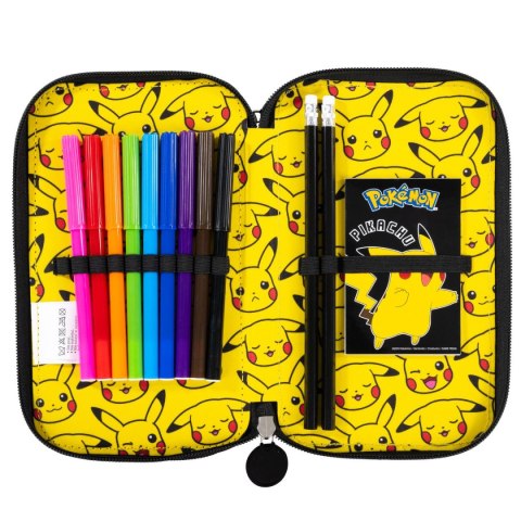 Piórnik POKEMON PODWÓJNY St.Majewski (z wyposażnieniem) St.Majewski