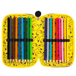 Piórnik POKEMON POTRÓJNY St.Majewski (z wyposażnieniem) St.Majewski