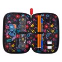 Piórnik STITCH Black ALOHA POTRÓJNY St.Majewski (z wyposażnieniem) St.Majewski