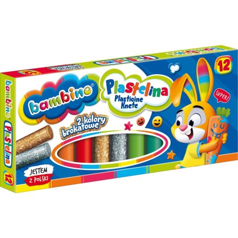 Plastelina 12 kol. BAMBINO mix St.Majewski St.Majewski