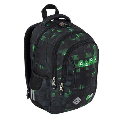 Plecak GREEN GAME 3-KOMORY St.Right (BP-26) St.Right
