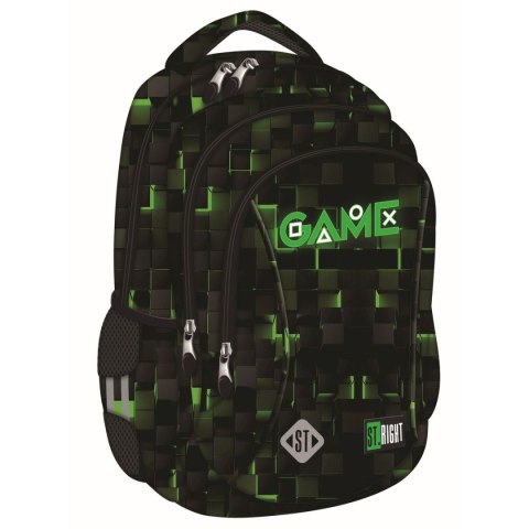 Plecak GREEN GAME 3-KOMORY St.Right (BP-77) St.Right