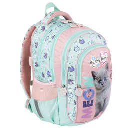 Plecak MLF FLUFFY KITTY 4 KOMORY St.Majewski (bpl-58) St.Majewski