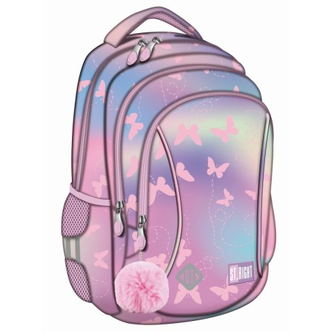 Plecak PINK BUTTERFLIES 3-KOMORY St.Right (BP-26) St.Right