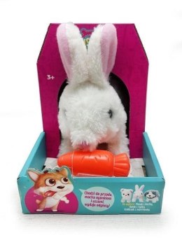 Pluszak interaktywny królik chodzący z marchewką Artyk (176609) Artyk