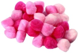 Pompony Craft-Fun Series różowe 30 szt Titanum (21006) Titanum