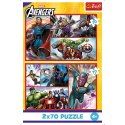 Puzzle Avengers 2x70 el. Trefl (34439) Trefl
