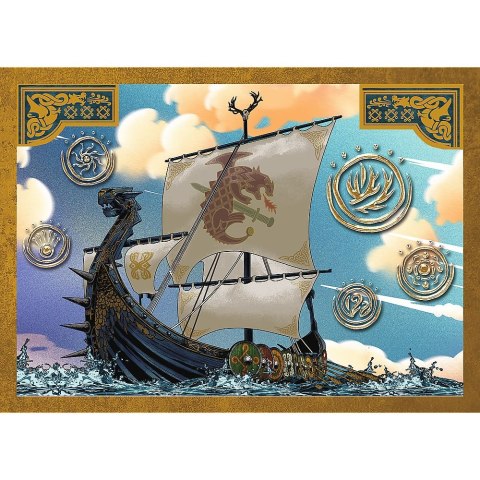 Puzzle Jak Wytresowac Smoka Podróże 4w1 el. Trefl (34678) Trefl