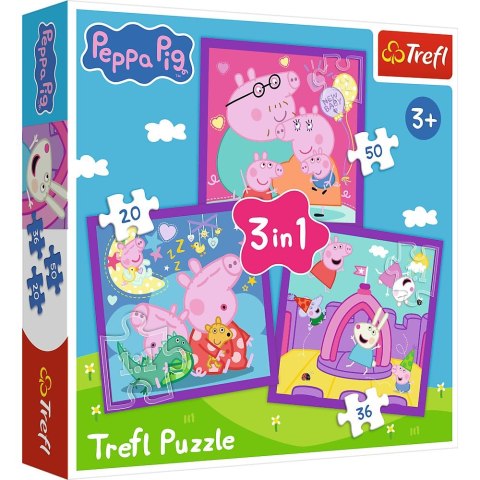Puzzle Peppa Pig Zwyczaje świnki Peppy Trefl (34893) Trefl