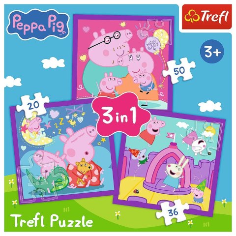 Puzzle Peppa Pig Zwyczaje świnki Peppy Trefl (34893) Trefl