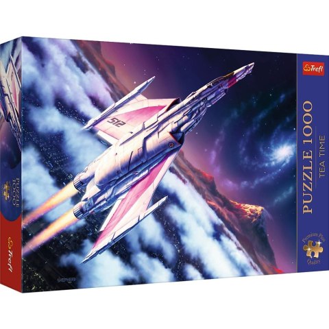 Puzzle Premium Plus Tea Time: Lot w kosmos 1000 el. Trefl (12075) Trefl