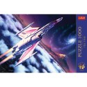 Puzzle Premium Plus Tea Time: Lot w kosmos 1000 el. Trefl (12075) Trefl