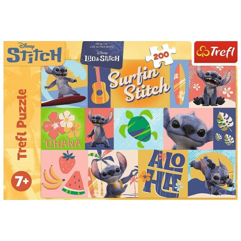 Puzzle Stitch Hawajskie przygody 200 el. Trefl (13331) Trefl