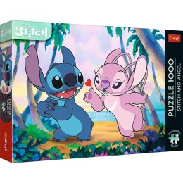 Puzzle Stitch Premium Plus Stitch i Angel 1000 el. Trefl (12079) Trefl