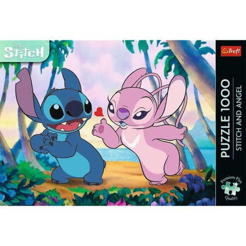 Puzzle Stitch Premium Plus Stitch i Angel 1000 el. Trefl (12079) Trefl