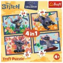 Puzzle Stitch Wakacje na Hawajach 4w1 el. Trefl (34666) Trefl