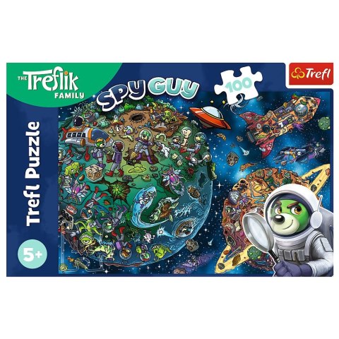 Puzzle Trefliki Trefliki w kosmosie 100 el. Trefl (16496) Trefl