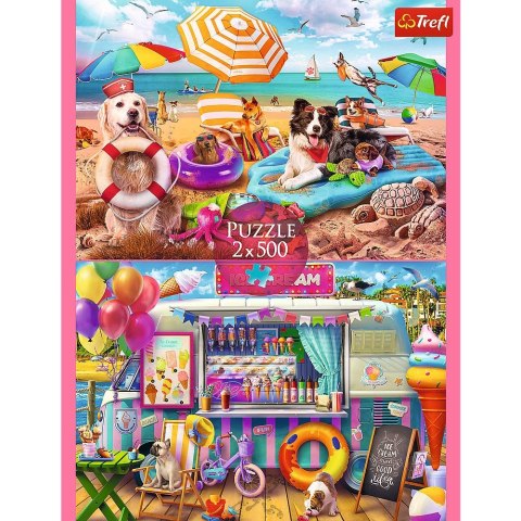 Puzzle Wakacyjny czas 2x500 el. Trefl (37533) Trefl