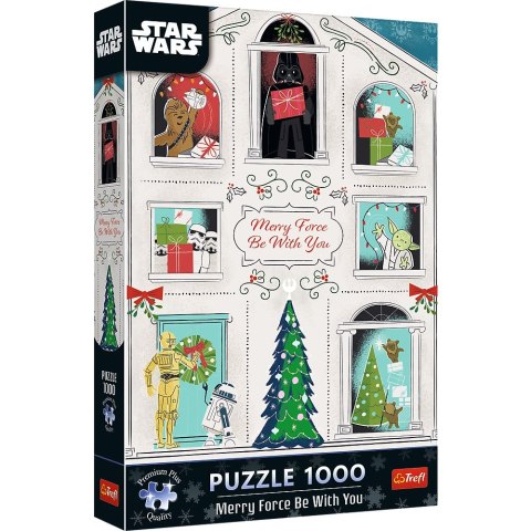 Puzzle Xmass Niech Moc Świąt Będzie z Tobą 1000 el. Trefl (12087) Trefl