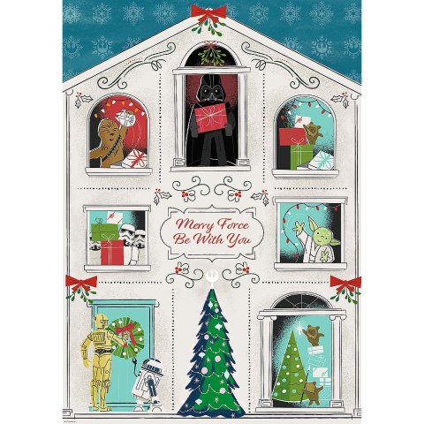 Puzzle Xmass Niech Moc Świąt Będzie z Tobą 1000 el. Trefl (12087) Trefl