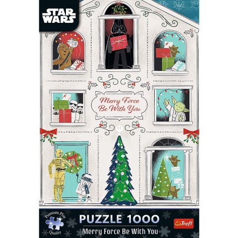 Puzzle Xmass Niech Moc Świąt Będzie z Tobą 1000 el. Trefl (12087) Trefl