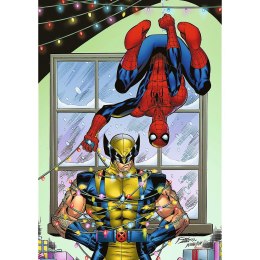 Puzzle Xmass Spider-Man & Wolverine: Święta 1000 el. Trefl (12088) Trefl