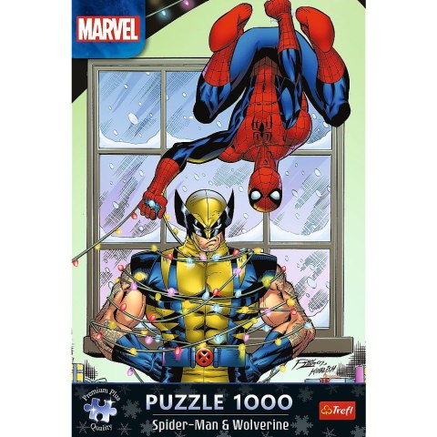 Puzzle Xmass Spider-Man & Wolverine: Święta 1000 el. Trefl (12088) Trefl