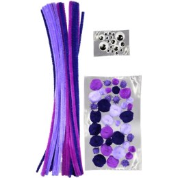 Zestaw dekoracyjny Titanum Craft-Fun Series tonacja fioletowa (16072A) Titanum