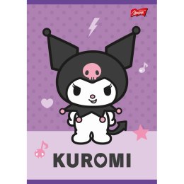 Zeszyt Kuromi aminowany A5 32k. 70g linia podwójna Unipap Unipap