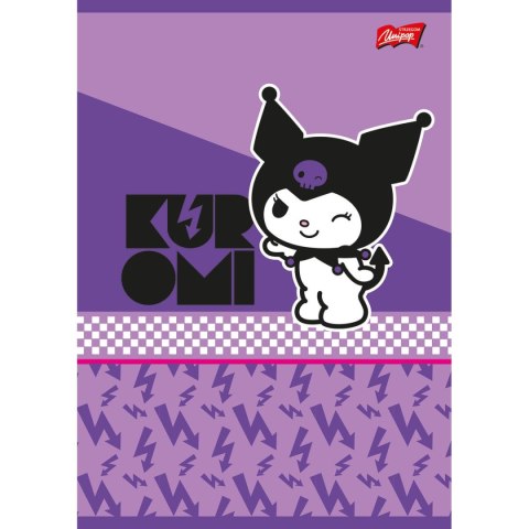 Zeszyt Kuromi aminowany A5 32k. 70g linia podwójna Unipap Unipap