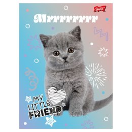 Zeszyt MY LITTLE FRIEND A5 32k. 70g krata Unipap Unipap