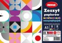 Zeszyt papierów kolorowych metalizowane samoprzylepne A5 8k Rexus (2143) Rexus