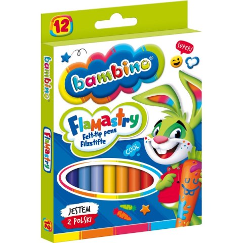 Flamaster Bambino 12 kolorów 12 kol. St.Right St.Right
