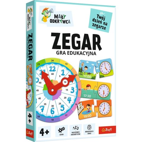 Gra edukacyjna Trefliki Mały odkrywca Gra Zegar Trefl (02809) Trefl