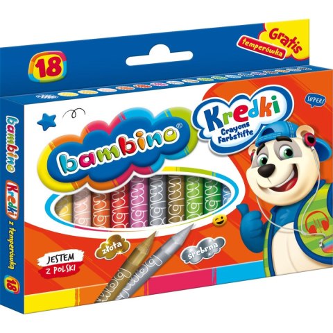 Kredki glinkowe 18 kol. St.Majewski St.Majewski