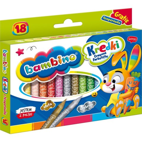 Kredki glinkowe 18 kol. St.Majewski St.Majewski