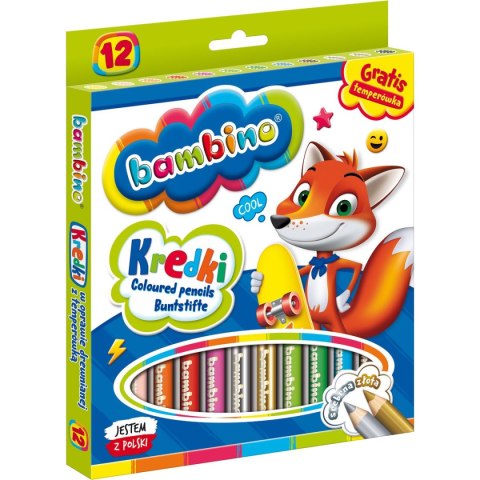 Kredki ołówkowe 12 kol. St.Majewski St.Majewski