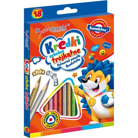 Kredki ołówkowe 18 kol. St.Majewski St.Majewski
