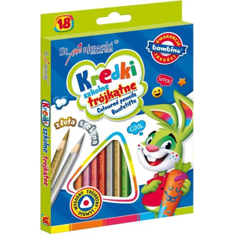 Kredki ołówkowe 18 kol. St.Majewski St.Majewski
