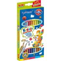 Kredki ołówkowe Bambino dwustronne 24 kol. St.Majewski (5903235004940) St.Majewski