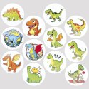 Naklejka (nalepka) Craft-Fun Series Dinozaury Naklejki na rolce Titanum (25YQ-028) Titanum
