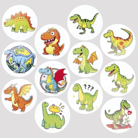 Naklejka (nalepka) Craft-Fun Series Dinozaury Naklejki na rolce Titanum (25YQ-028) Titanum