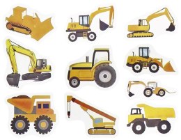 Naklejka (nalepka) Craft-Fun Series Pojazdy budowlane Naklejki na rolce Titanum (25YQ-008) Titanum